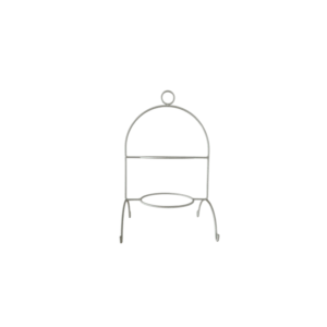 Etagère voor borden - 2 lagen - wit