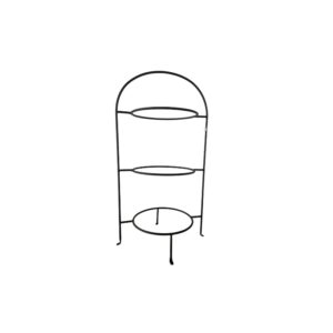 Etagère voor borden - 3 lagen - zwart