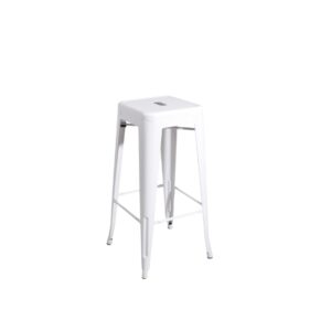 industriële barkruk - wit